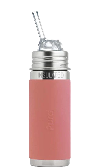 Kiki™ 9oz Straw / Kiddo Straw Bottle (Insulated) (~267mL)
