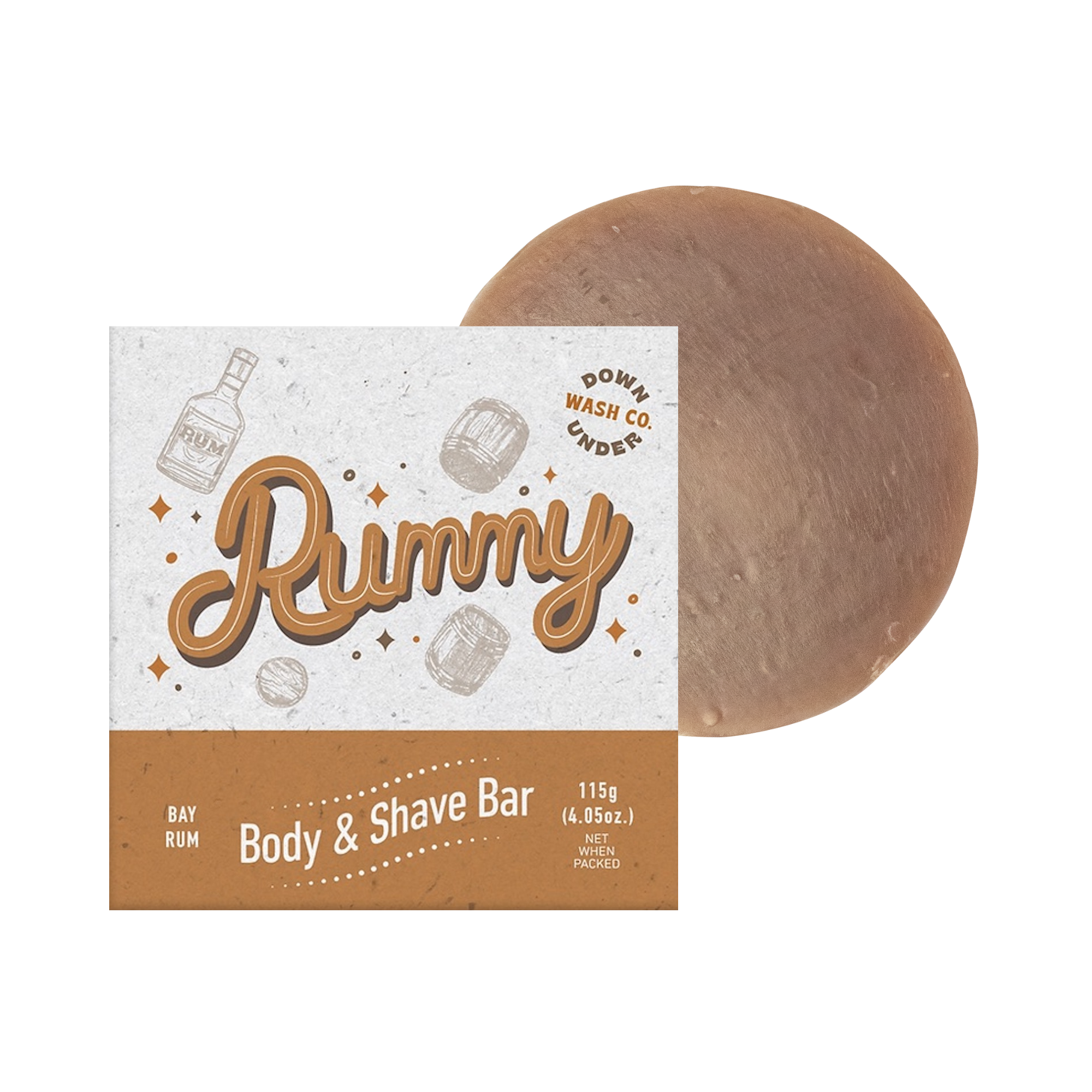Rummy Body & Shave Soap Bar