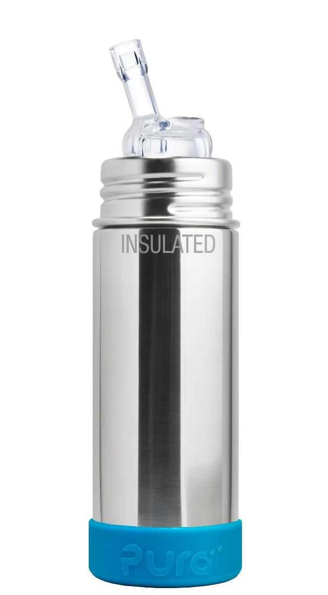 Kiki™ 9oz Straw / Kiddo Straw Bottle (Insulated) (~267mL)