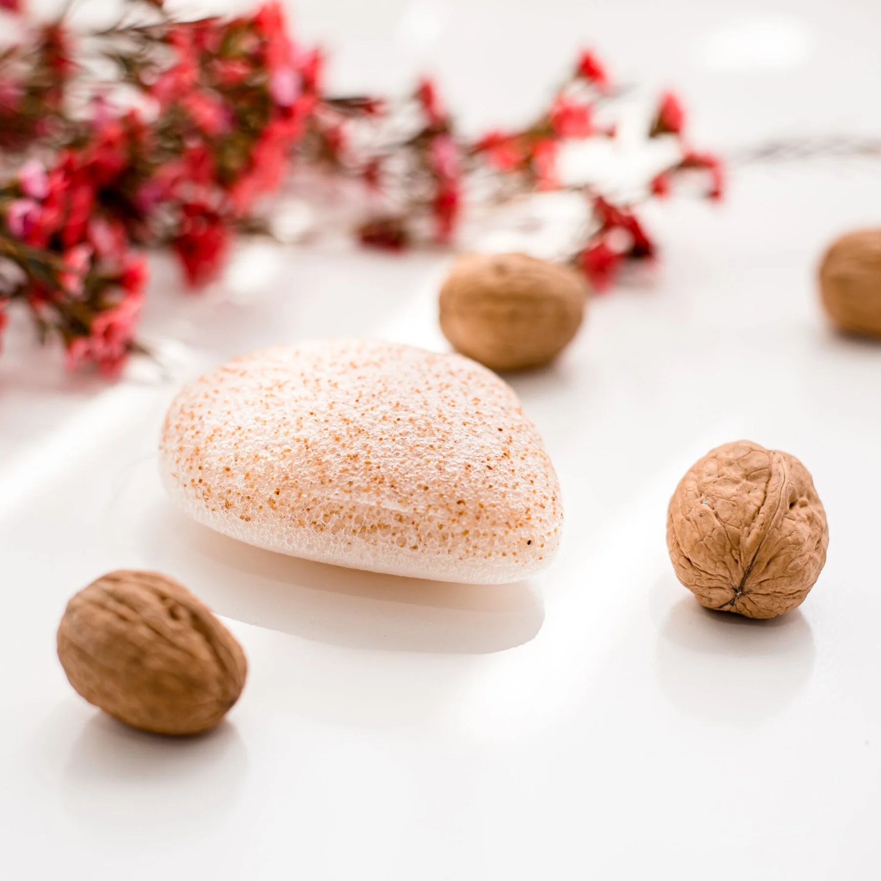 Walnut Konjac Sponge (Face and Lip scrub)