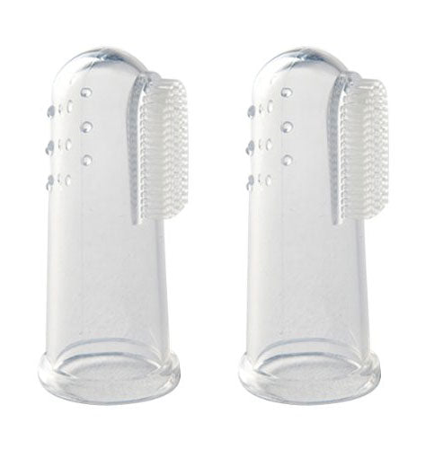 Jack N' Jill Silicone Finger Brush (Stage 1: 6-18m), 2pk