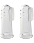Jack N' Jill Silicone Finger Brush (Stage 1: 6-18m), 2pk