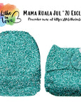 Mama Koala 1.0 - Our Exclusive: Glittery Aquamarine