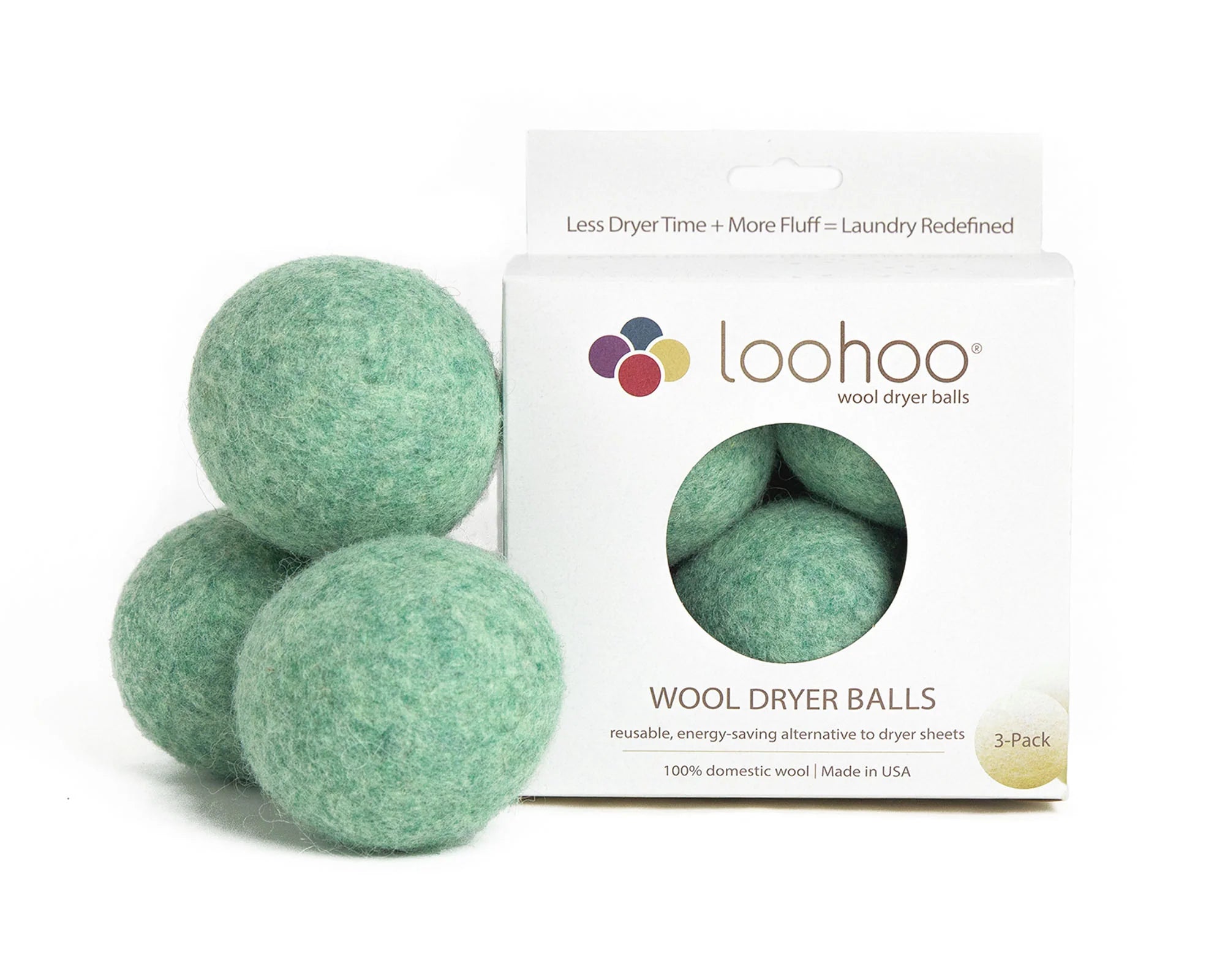 Deluxe Starter Wool Dryer Balls (3-Pack bundle)