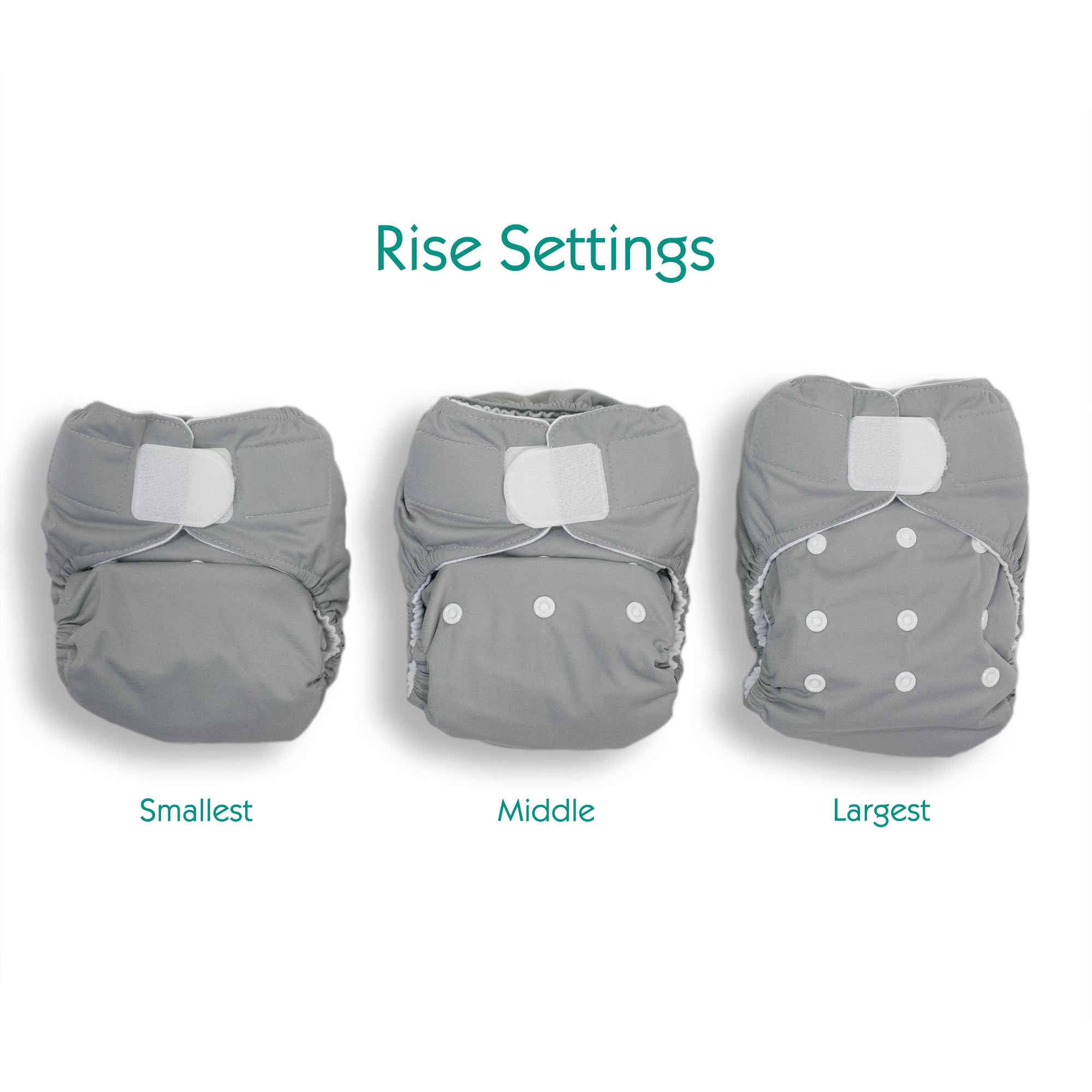Natural One Size AIO (Hook & Loop)