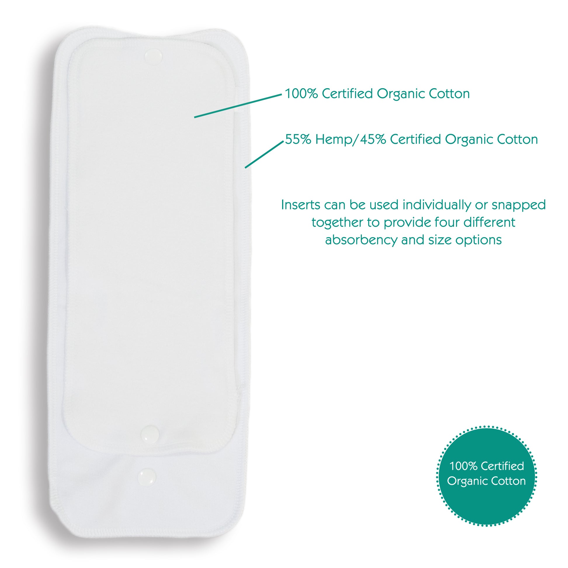 Natural Pocket Diaper Insert