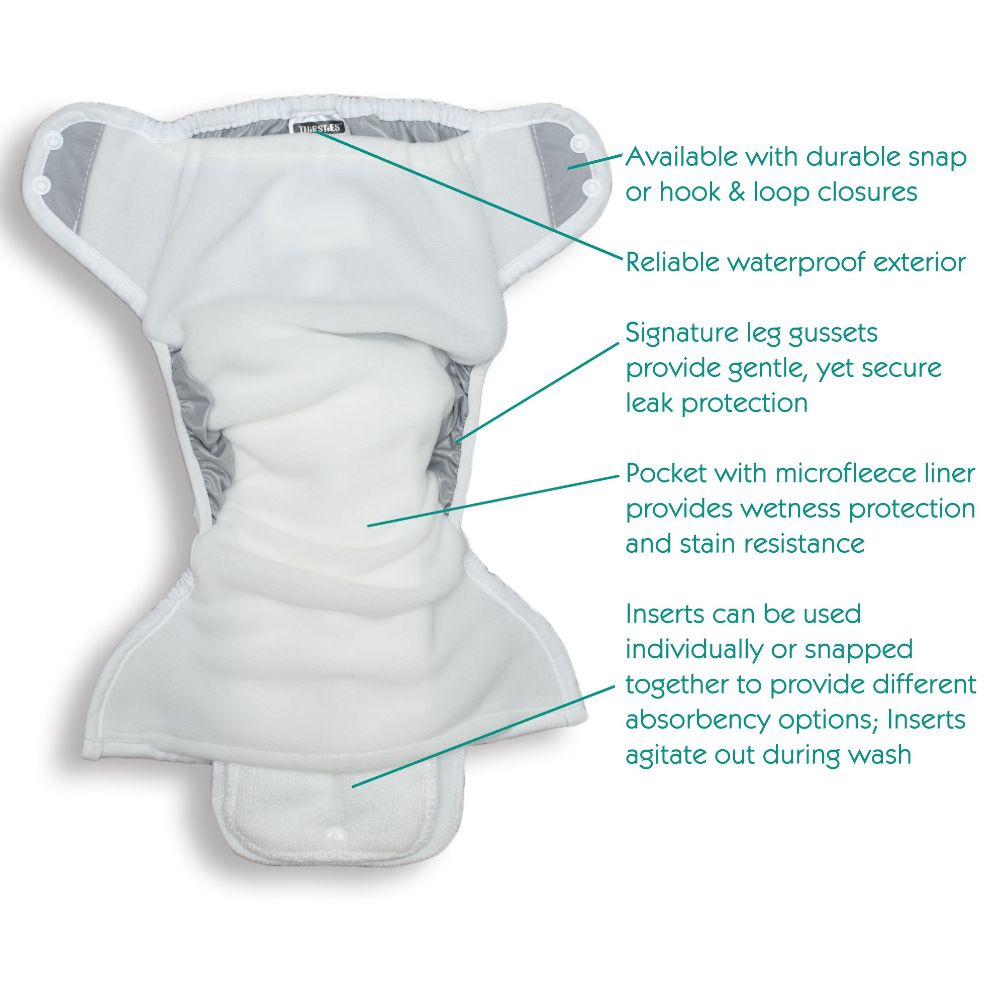 One Size Pocket (Snap)