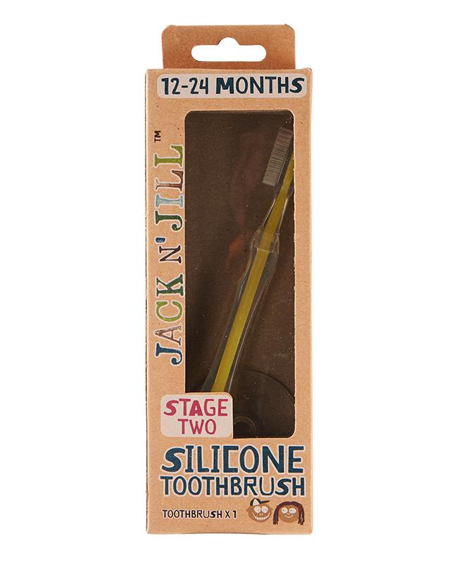 Jack N' Jill Silicone Baby Toothbrush (Stage 2: 12-24m)