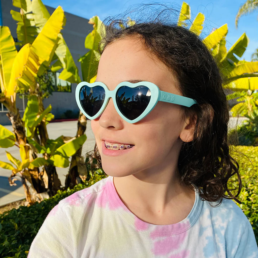 Junior Heart Sunglasses - Polarized Grey Lens