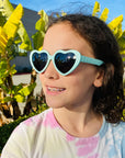 Junior Heart Sunglasses - Polarized Grey Lens