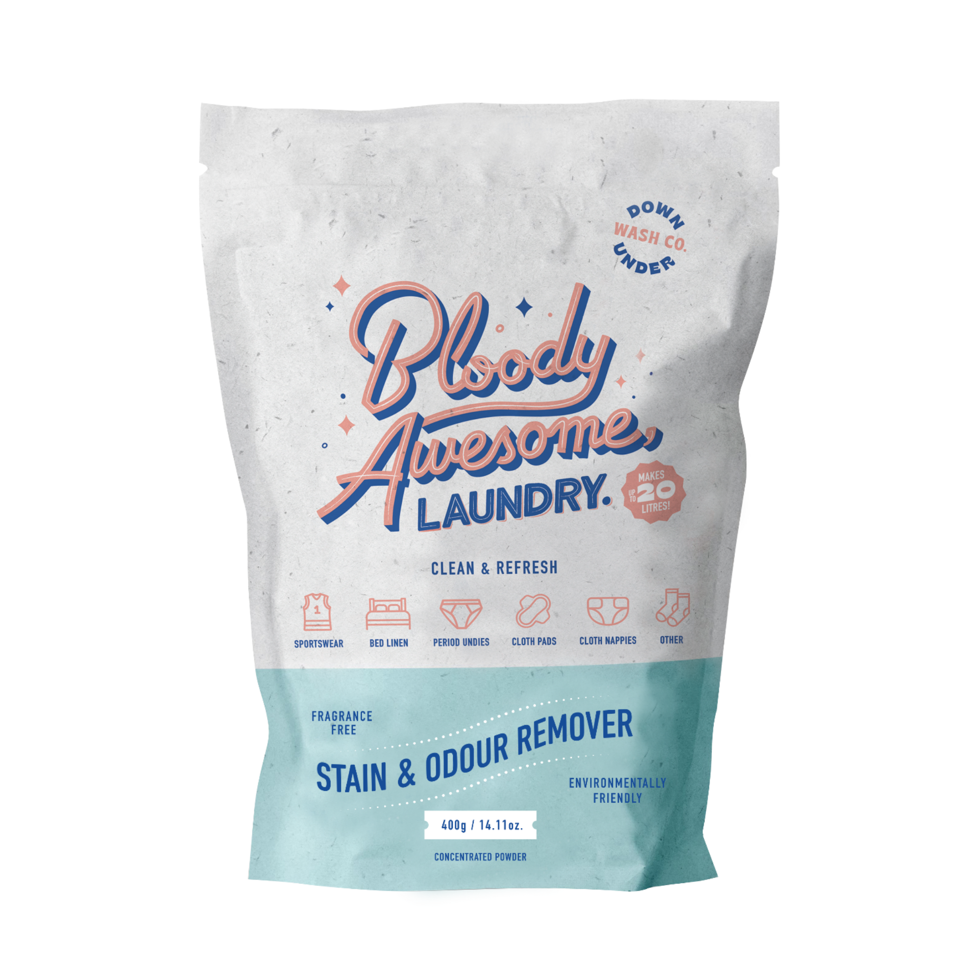 Bloody Awesome Laundry Range - Stain &amp; Odour Remover Powder