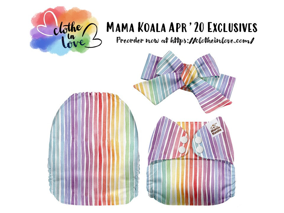 Mama Koala 1.0 - Our Exclusive: Rainbow Stripes