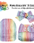 Mama Koala 1.0 - Our Exclusive: Rainbow Stripes