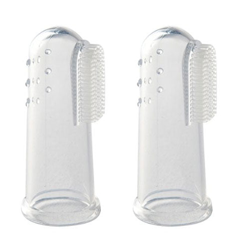 Jack N&#39; Jill Silicone Finger Brush (Stage 1: 6-18m), 2pk