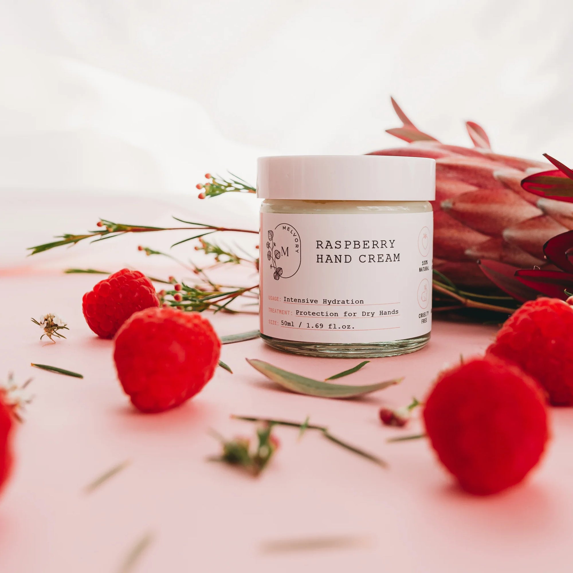 Raspberry Hand Cream (50ml)