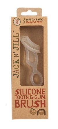 Jack N&#39; Jill Silicone Tooth &amp; Gum Brush (Stage 3: 2-5 years)